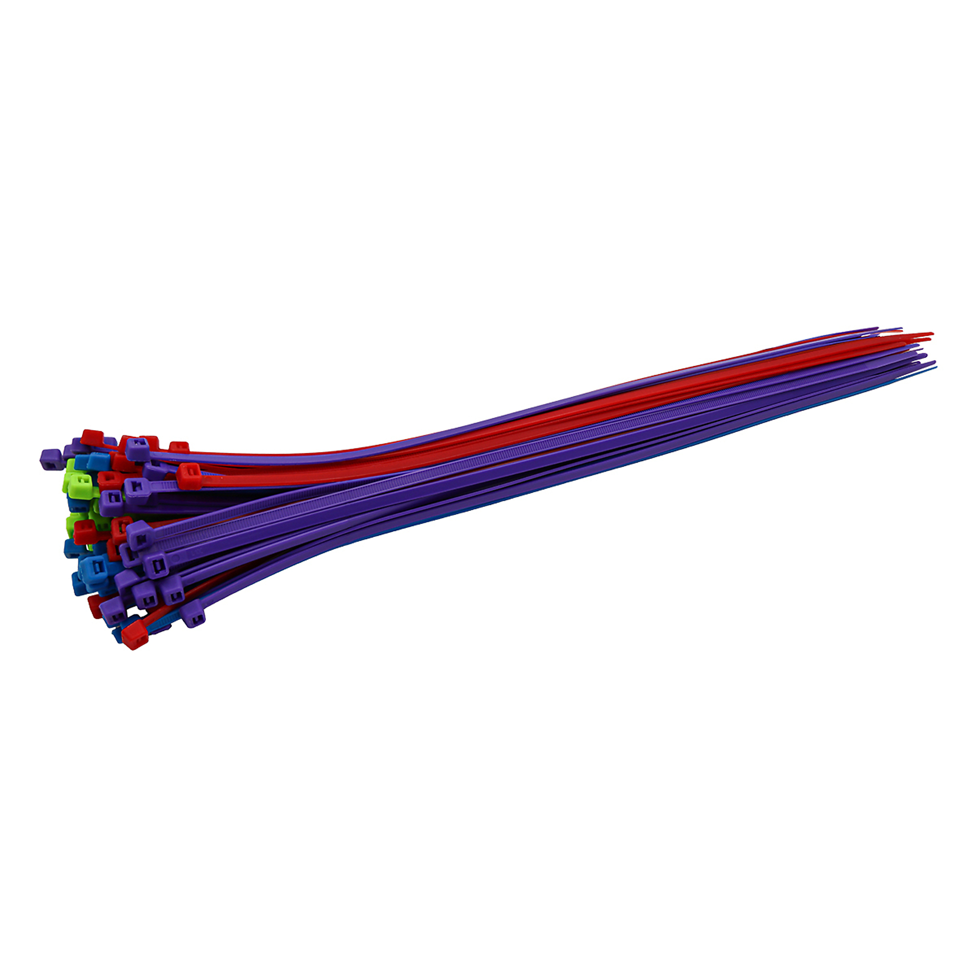 Grip, 14" Standard Duty 100 pc Cable Tie - Assorted,  Loop tensile strength: 50 lbs, Model #54456